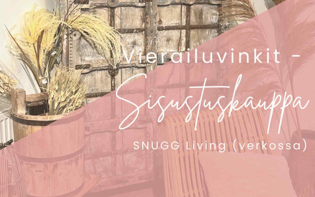 Vierailuvinkit – Sisustuskauppa SNUGG Living (verkossa)