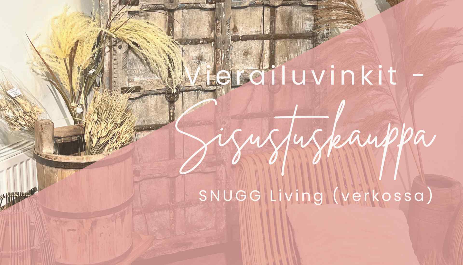 Sisustussuunnittelu Pia Design blogi artikkelikuva Snugg Living vierailu_pienennetty