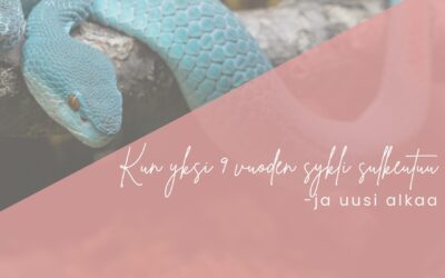 Kun yksi 9 vuoden sykli sulkeutuu – ja uusi alkaa